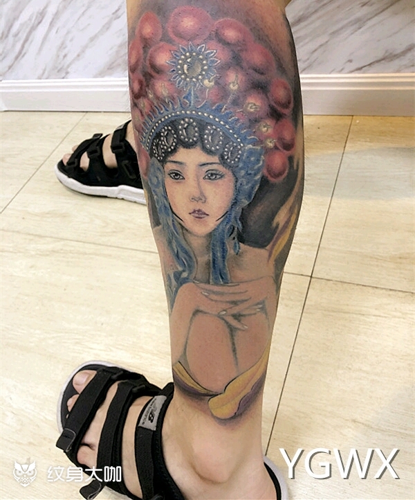 刀马旦中国风 刀马旦!_纹身吧社区 - 纹身大咖