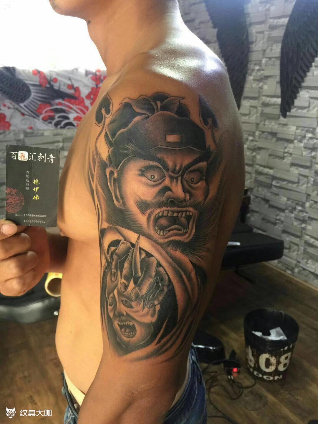 纹身图案手稿图片_二姐萌萌哒哒的纹身作品集