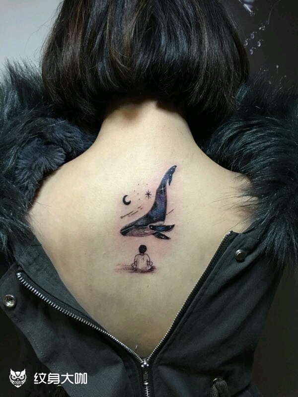 大鱼_纹身图案手稿图片_没有名字的小小纹身师的纹身作品集