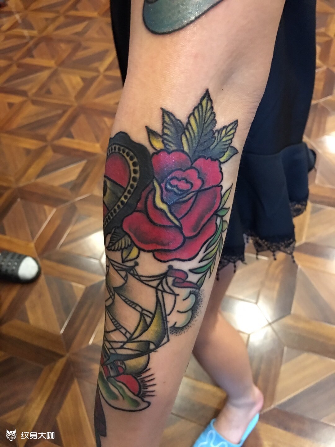 欧美花臂_纹身图案手稿图片_ 小付的纹身作品集