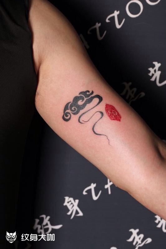 祥云_纹身图案手稿图片_王宁的纹身作品集