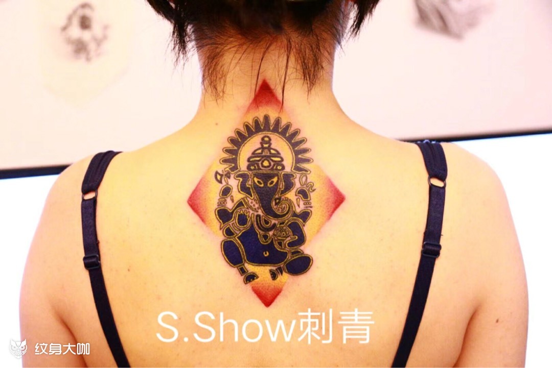 象神_纹身图案手稿图片_赫伦的纹身作品集