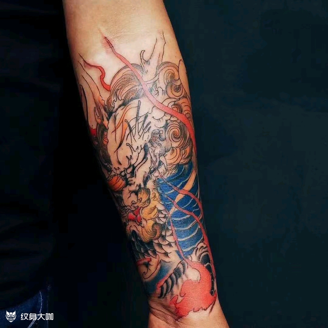 貔貅_纹身图案手稿图片_ 7的纹身作品集