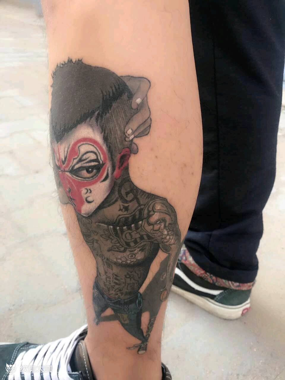 社会猴_纹身图案手稿图片_陈哲的纹身作品集