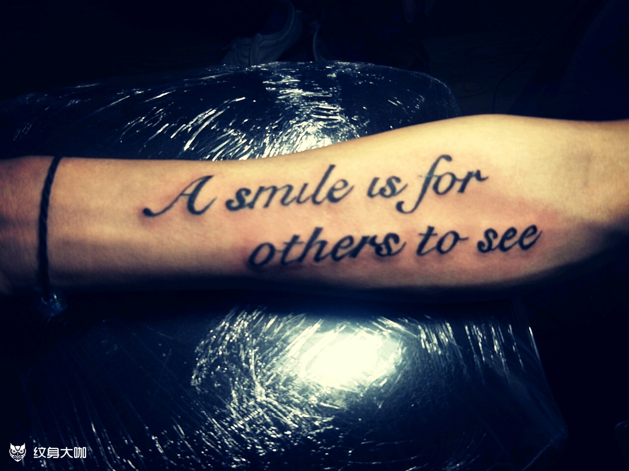 花体英文小臂_纹身图案手稿图片_◣故 事◥的纹身作品集