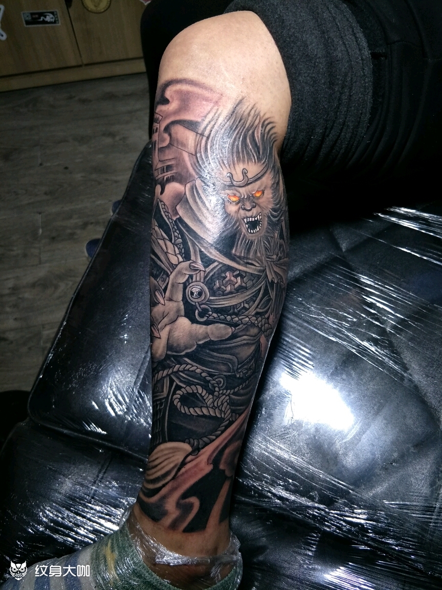 包小腿悟空佛_纹身吧社区 - 纹身大咖