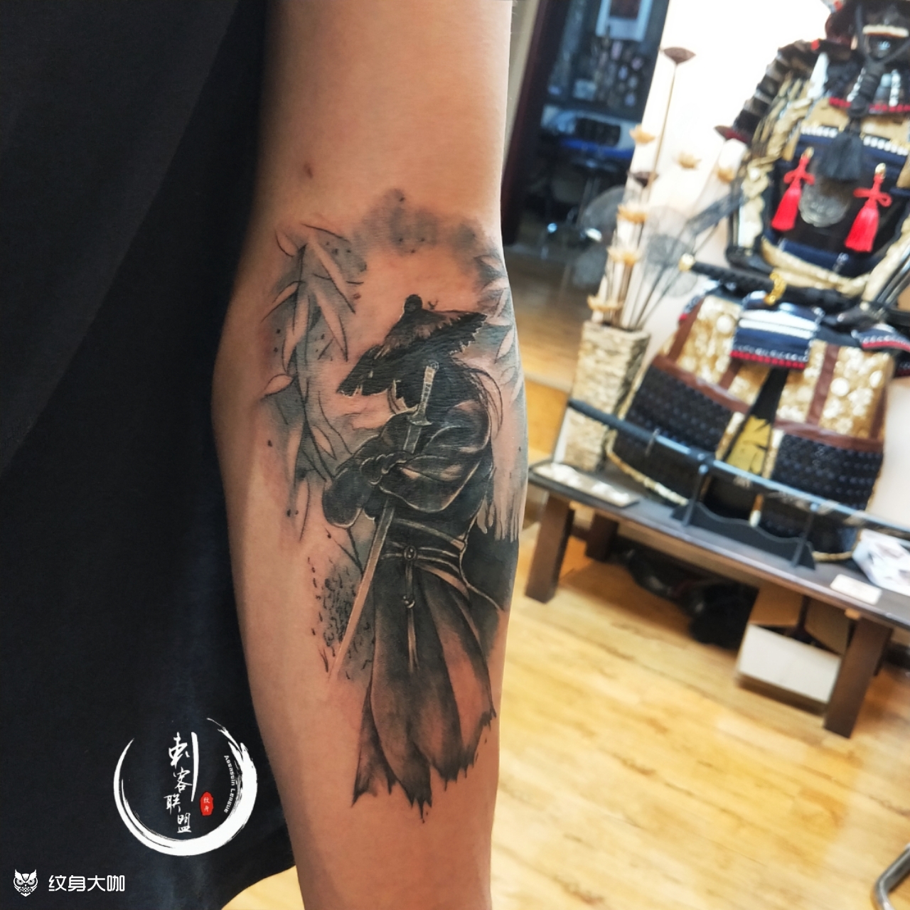 侠客_纹身图案手稿图片_刺客联盟的纹身作品集