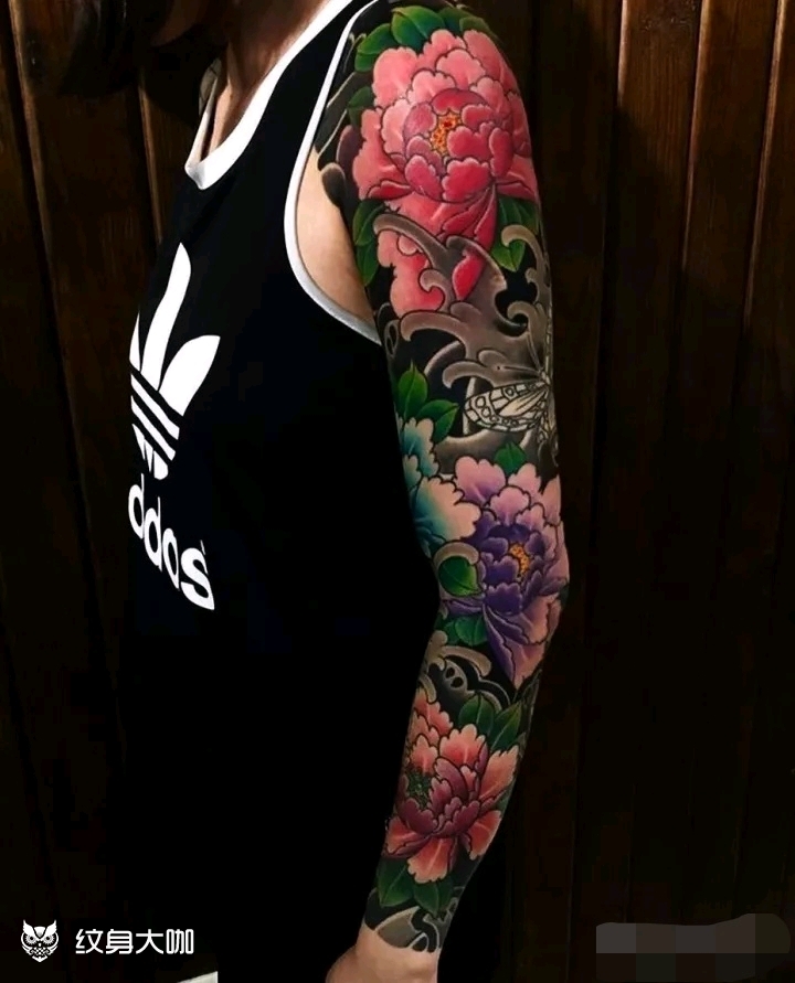 花臂_纹身图案手稿图片_青龙的纹身作品集