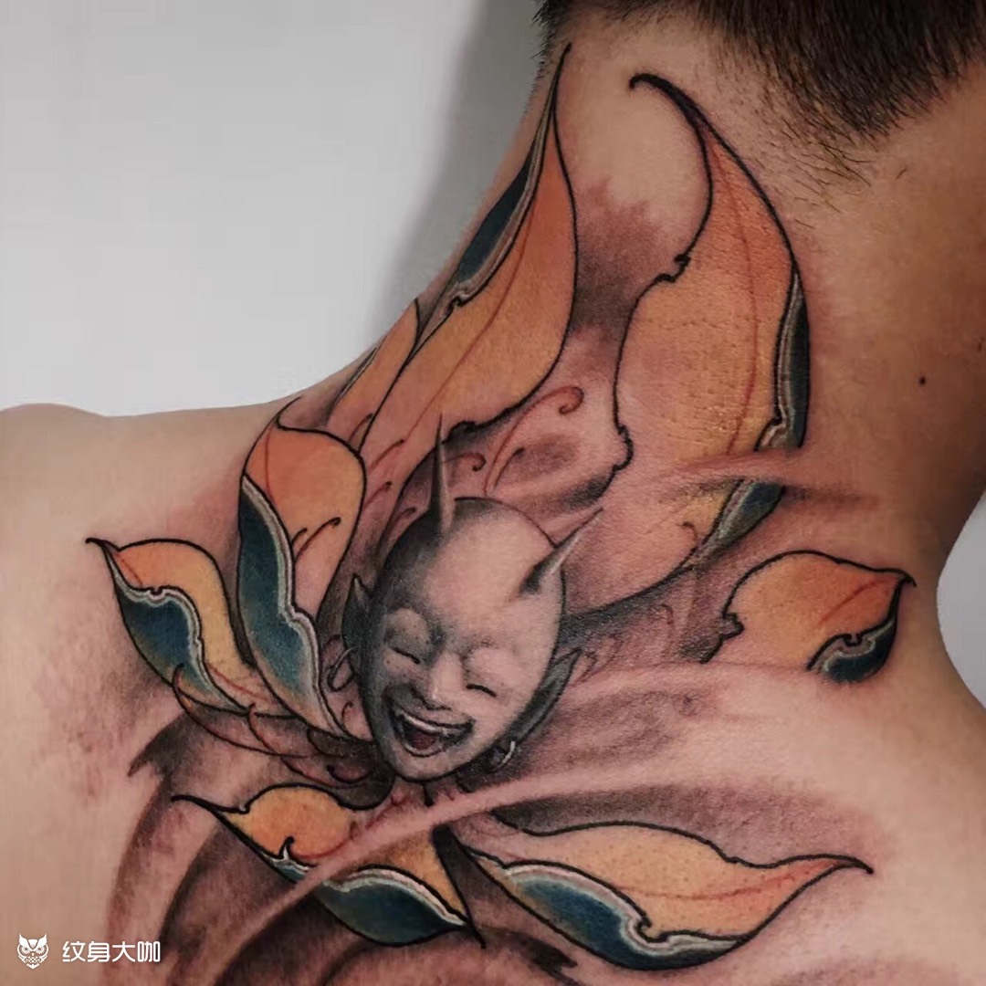 小鬼出世_纹身图案手稿图片_唐师傅的纹身作品集