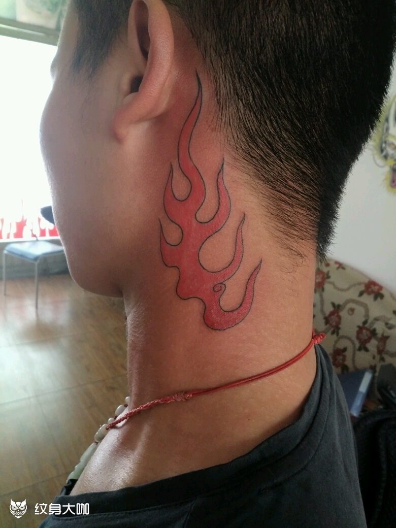 火焰97_纹身图案手稿图片_张朋朋的纹身作品集