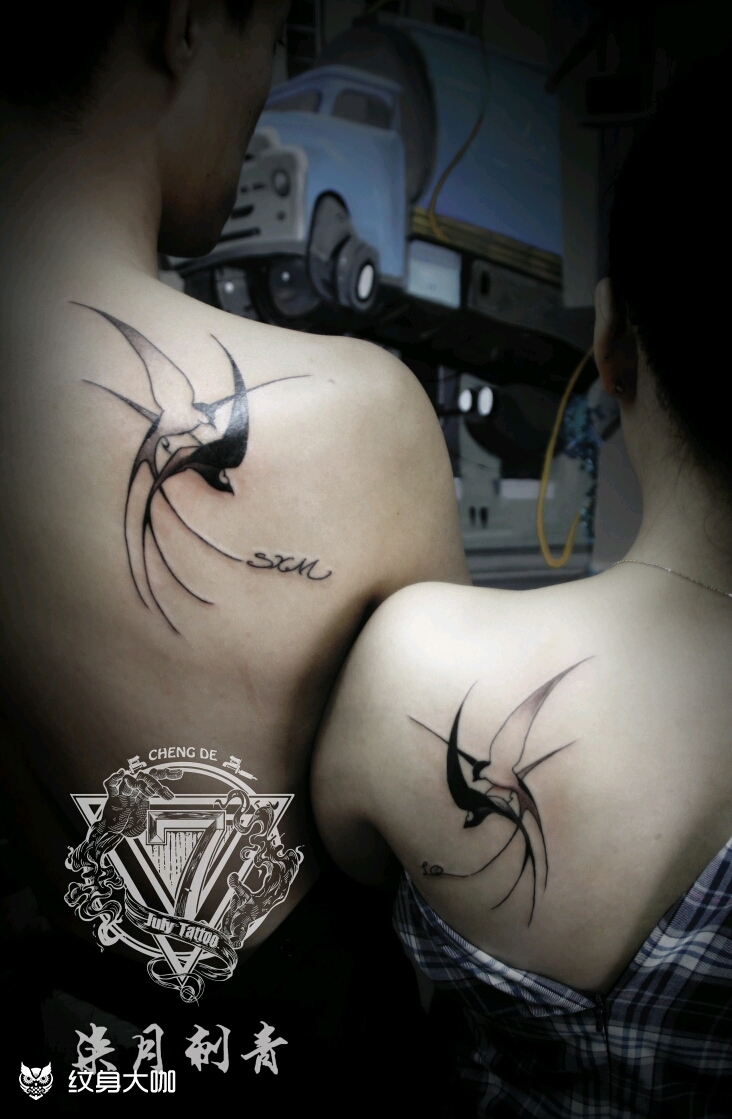 情侣_纹身图案手稿图片_瑀-崔鹏博的纹身作品集