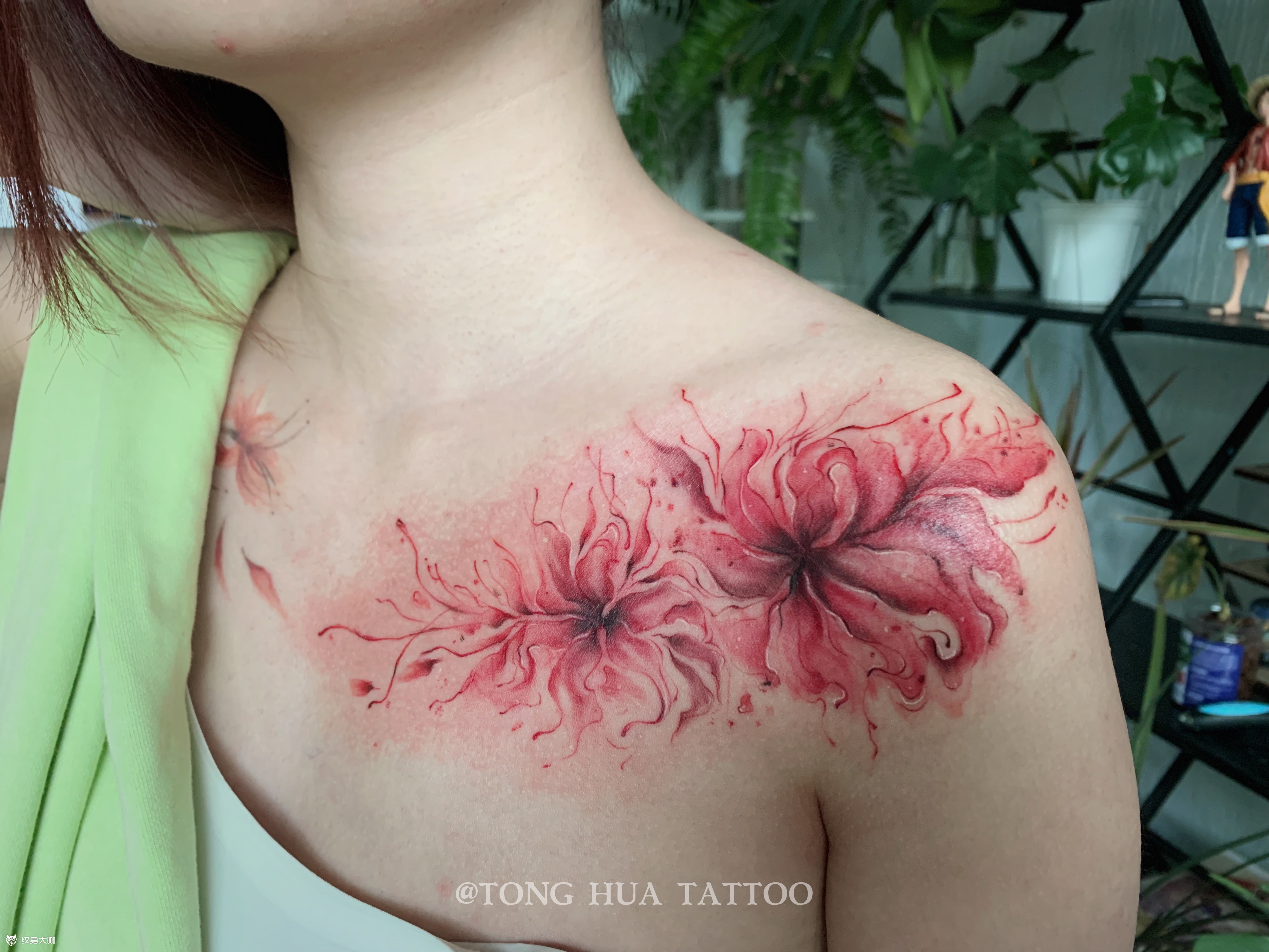 彼岸花_纹身图案手稿图片_成都桐花的纹身作品集