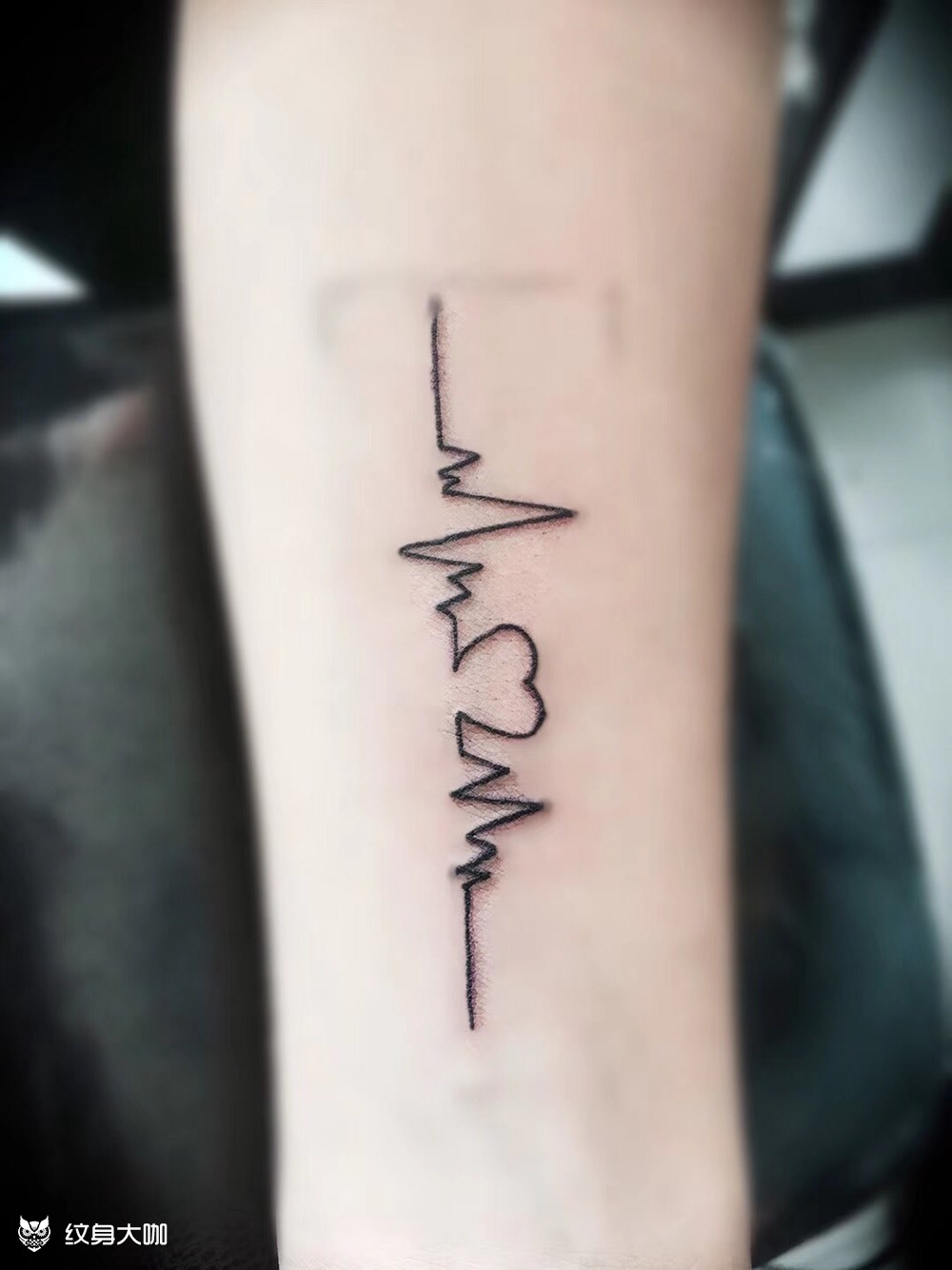 心电图_纹身图案手稿图片_筠连玖贰tattoo的纹身作品集