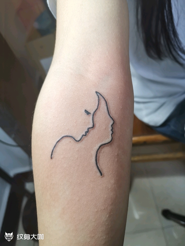 线条_纹身图案手稿图片_人皮交易商的纹身作品集