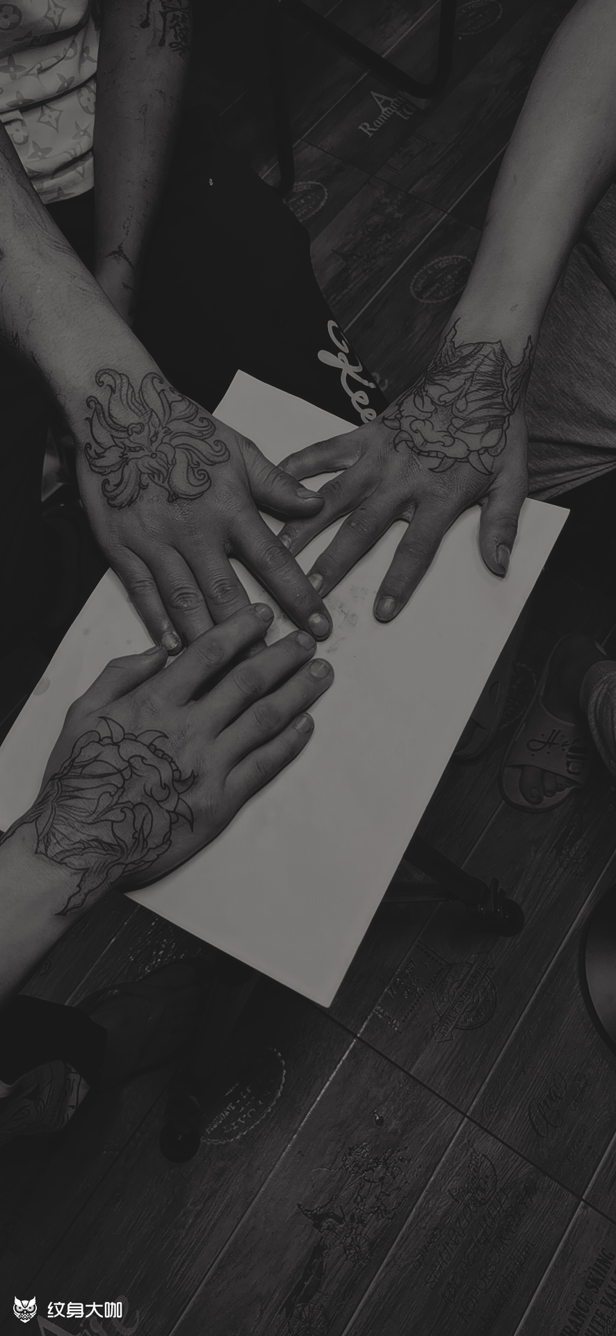 手背 线条_纹身吧社区 - 纹身大咖