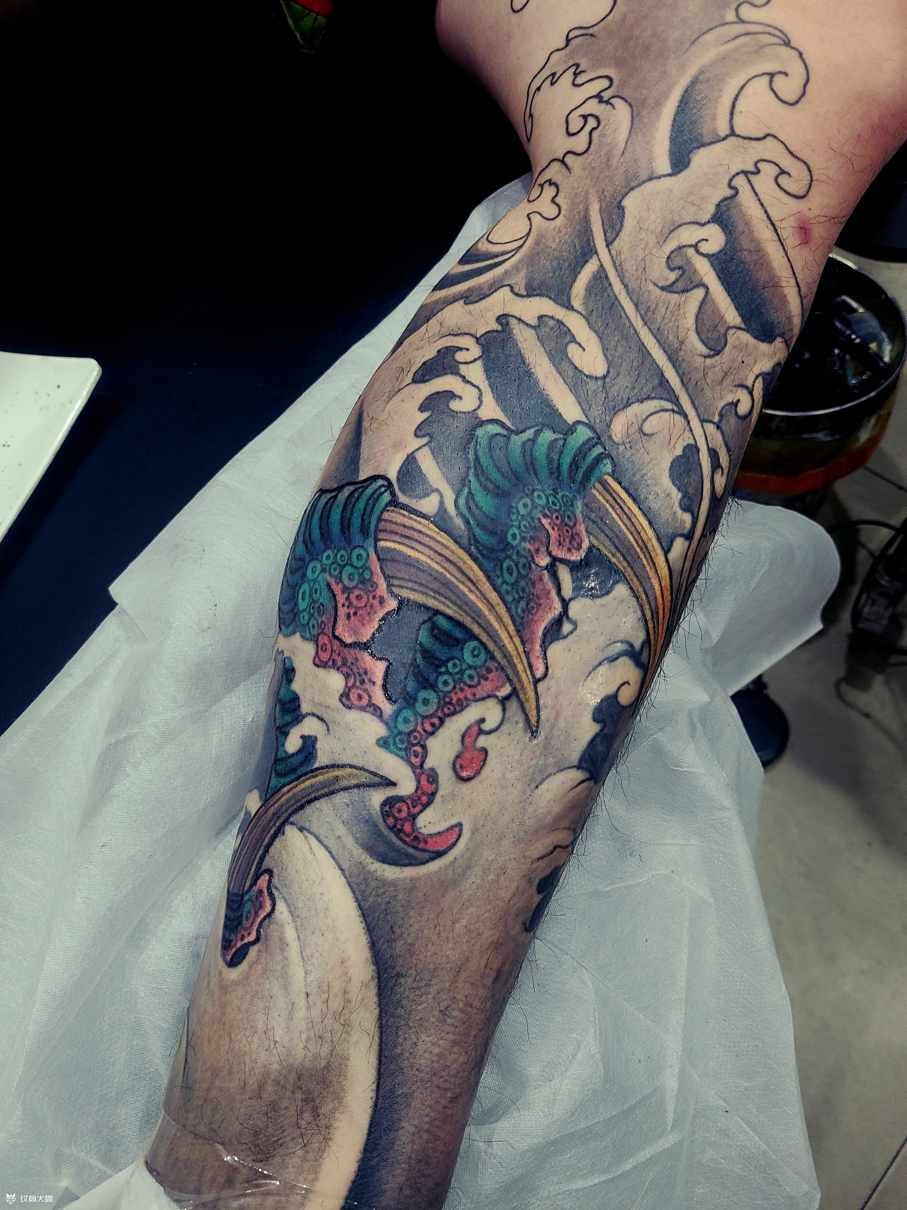 小腿龙爪_纹身吧社区 - 纹身大咖