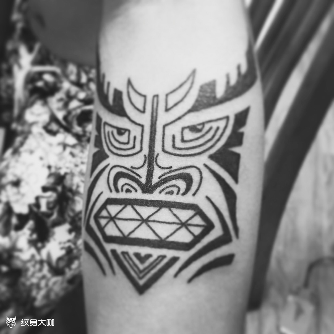 玛雅图腾_纹身图案手稿图片_孙77的纹身作品集
