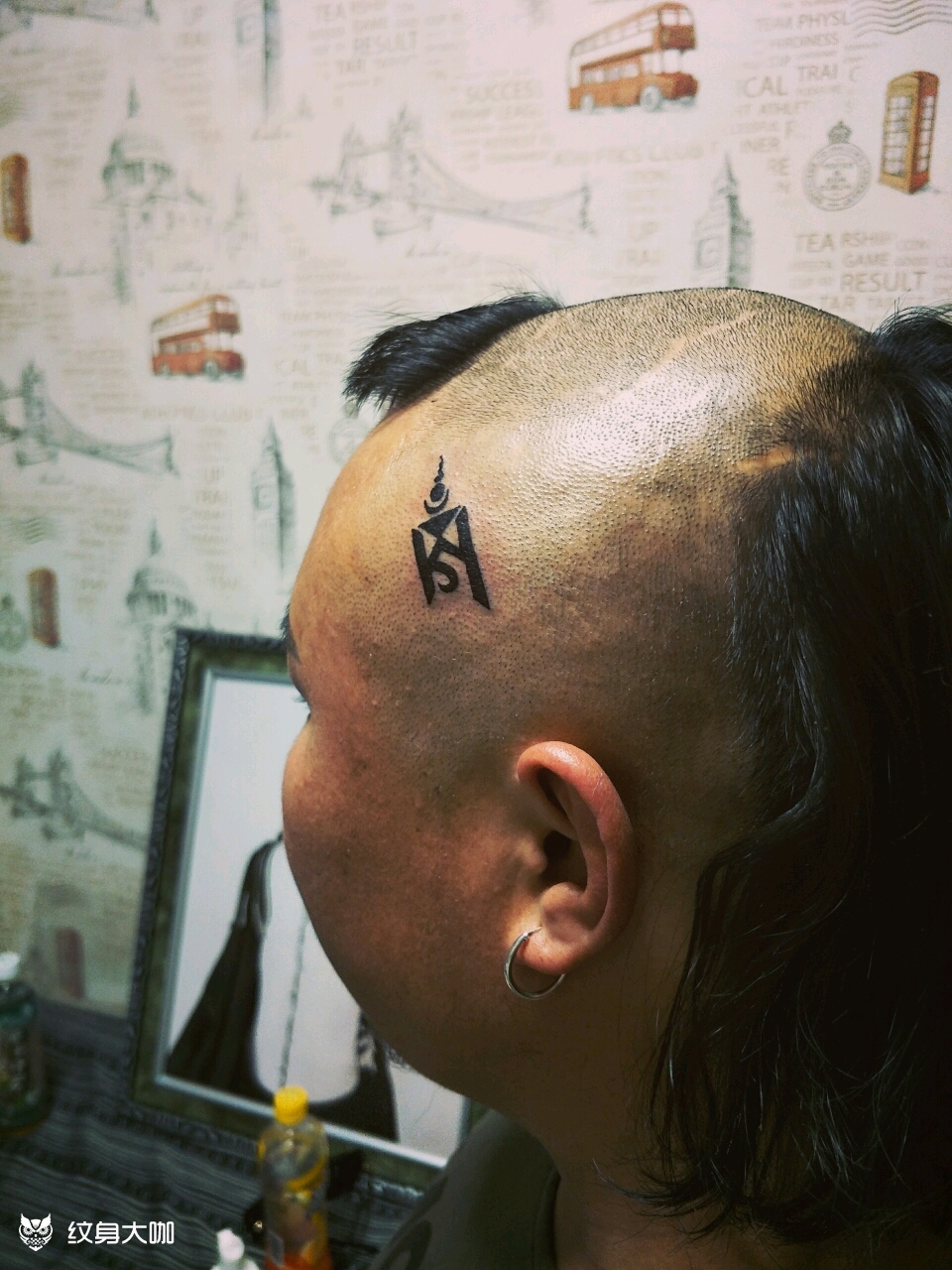 头部 蒙古_纹身图案手稿图片_姚龙的纹身作品集