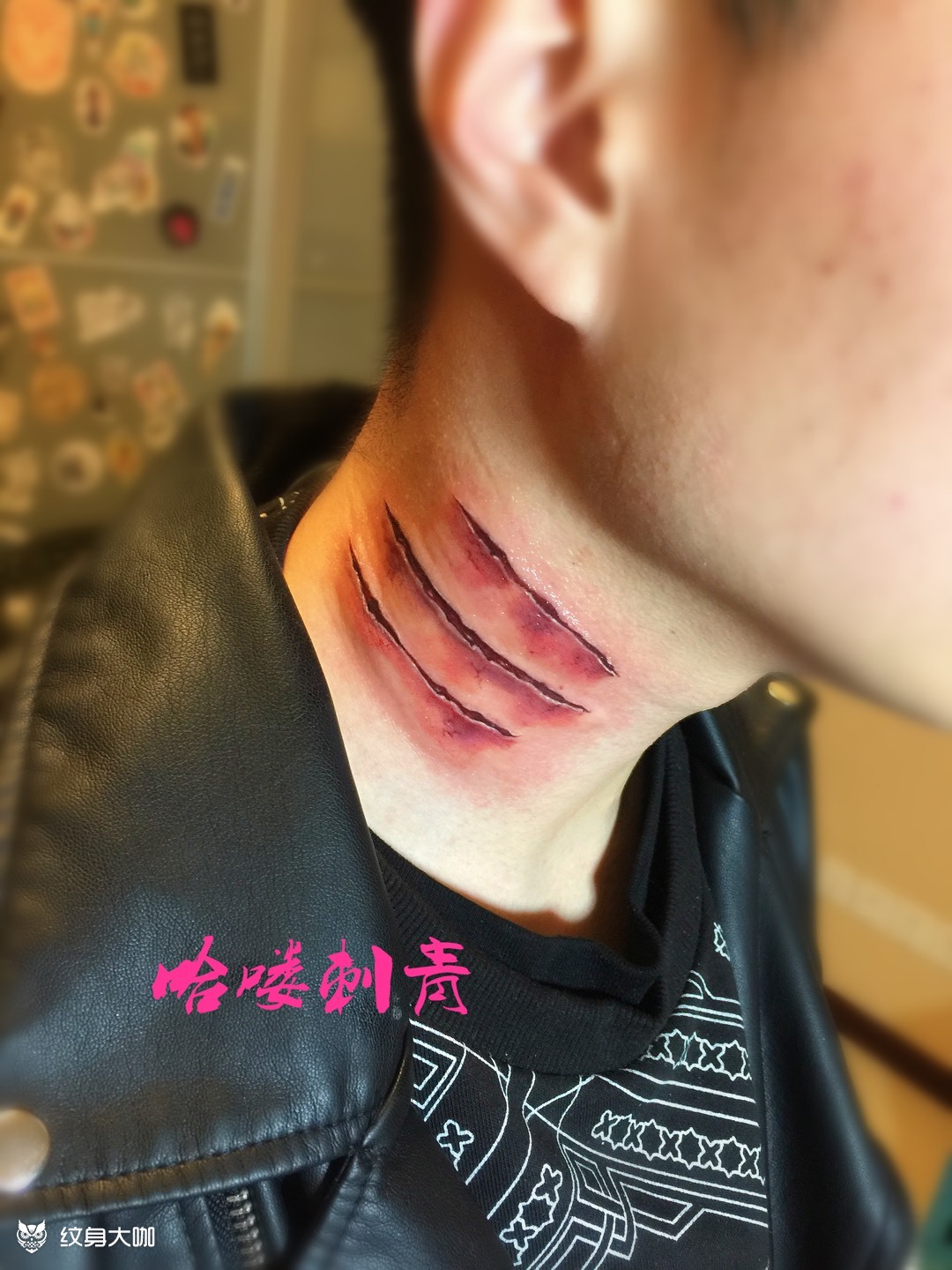 3d抓痕_纹身图案手稿图片_张庆雅的纹身作品集