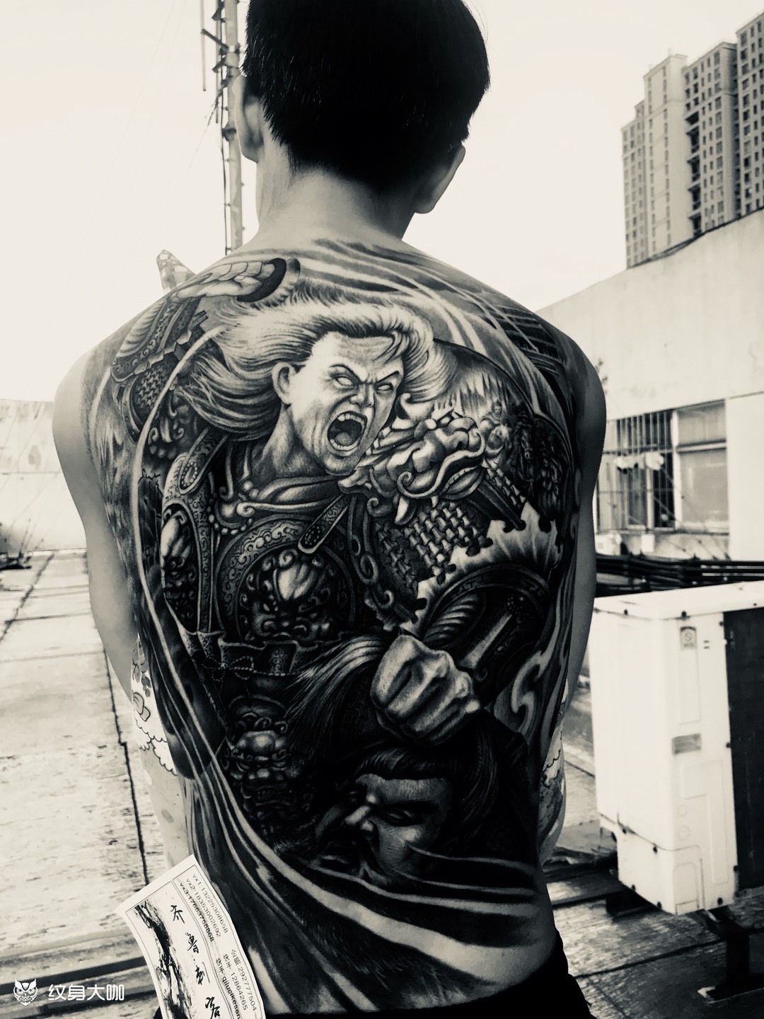 杀神白起_纹身图案手稿图片_闫祥森的纹身作品集