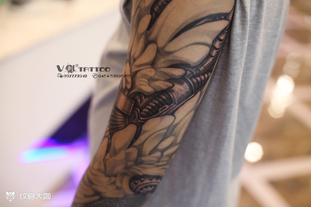 机械臂修修改改添添加加~ (_纹身吧社区 - 纹身大咖