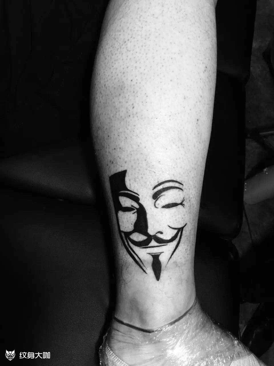 同一位置 同一图 v字仇杀队_纹身图案手稿图片_赵毅的纹身作品集