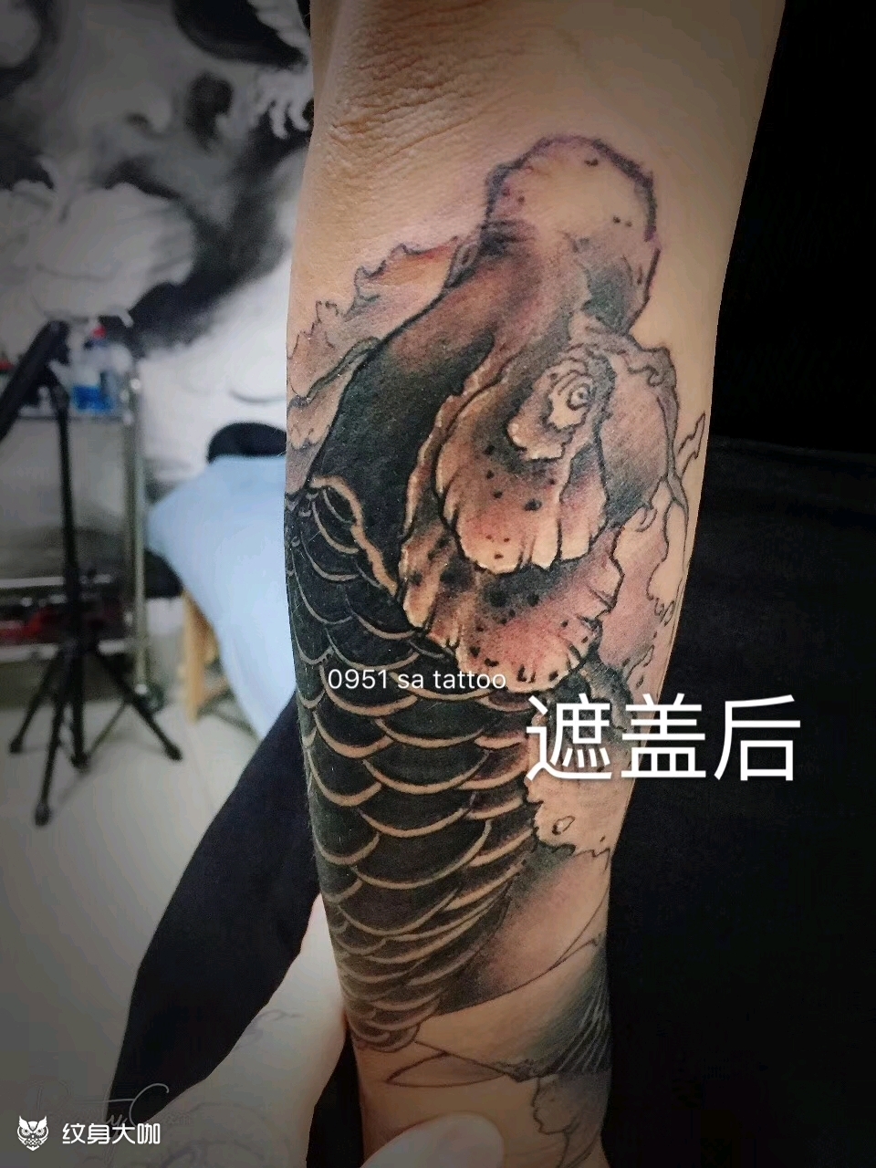遮盖旧纹身_纹身图案手稿图片_九玄纹图的纹身作品集