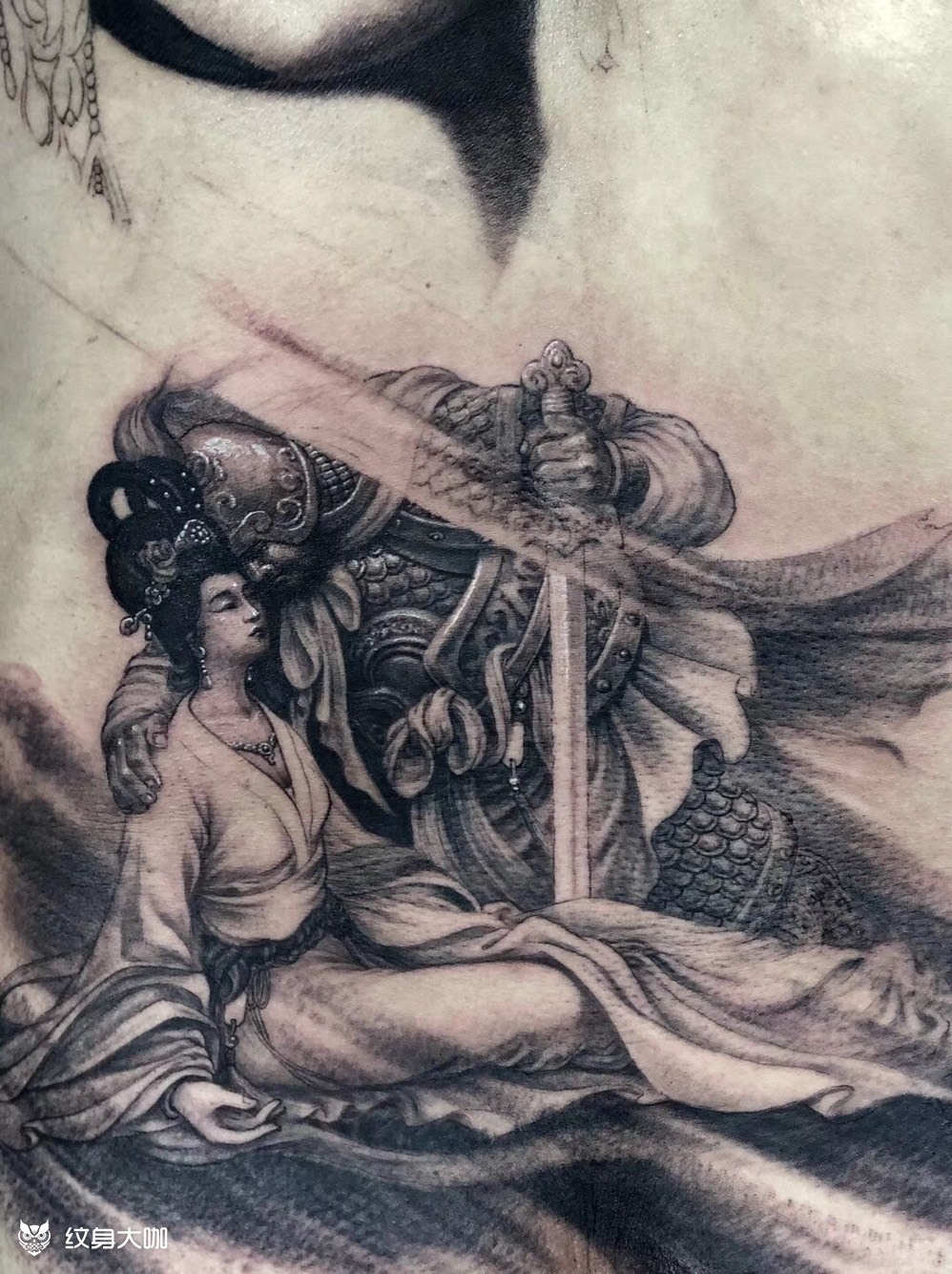 霸王别姬客人从青海远道而来,_纹身吧社区 - 纹身大咖