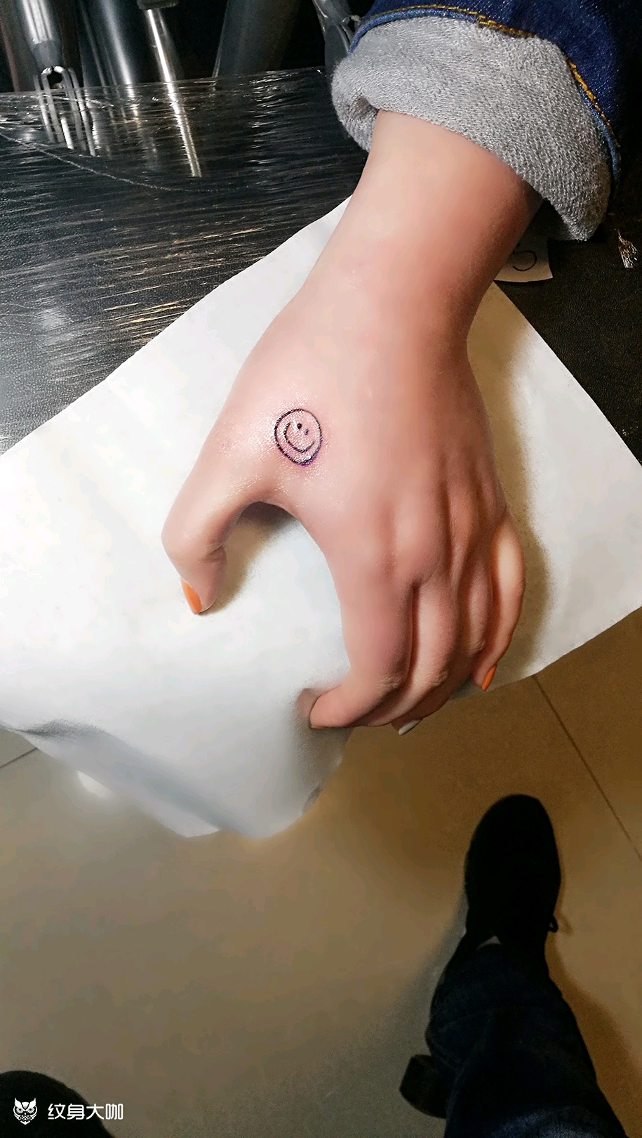 笑脸_纹身图案手稿图片_王家伟的纹身作品集