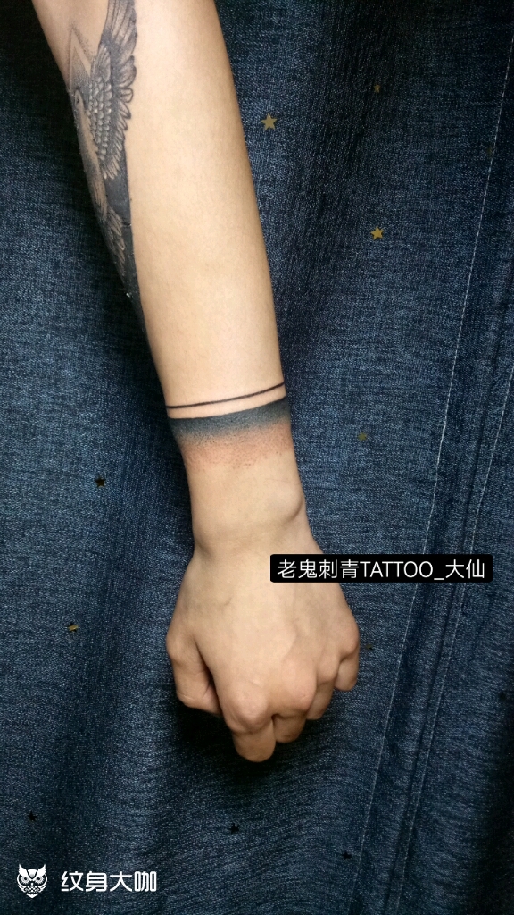 点刺手环_纹身图案手稿图片_tattoo_大仙的纹身作品集