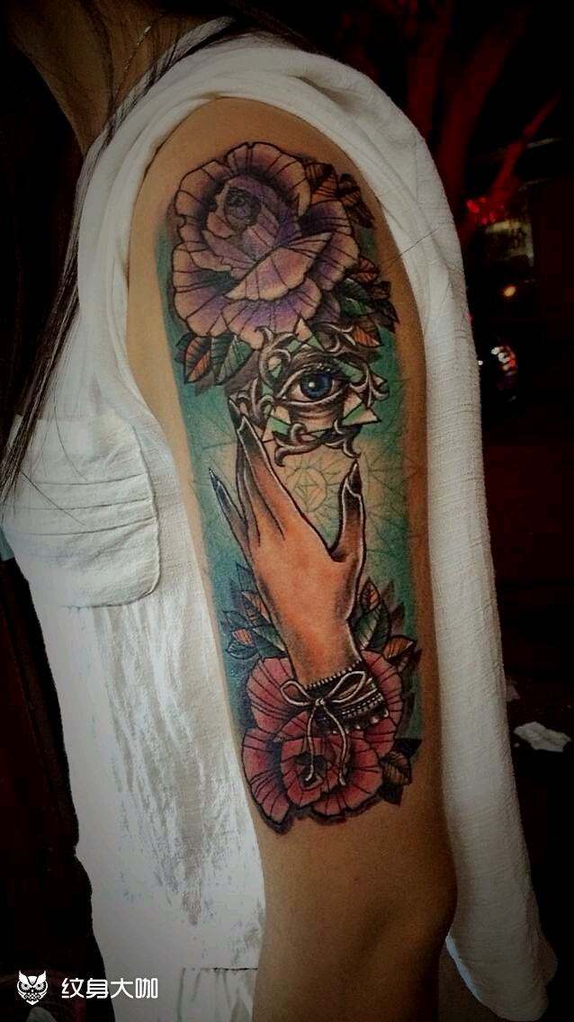 【欧美风】_纹身图案手稿图片_阿亮师的纹身作品集