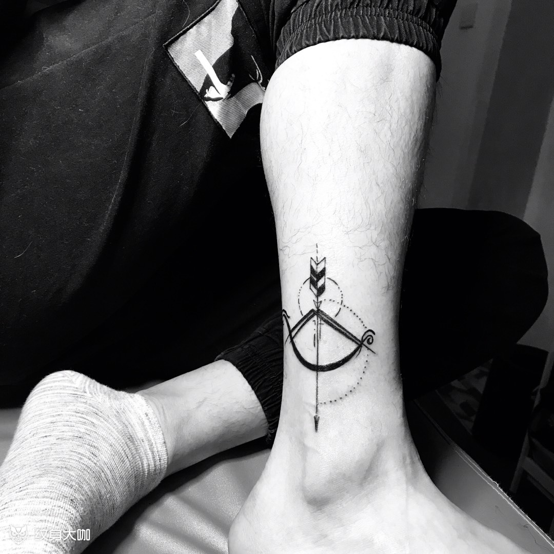 射手座_纹身图案手稿图片_蕊尔的纹身作品集