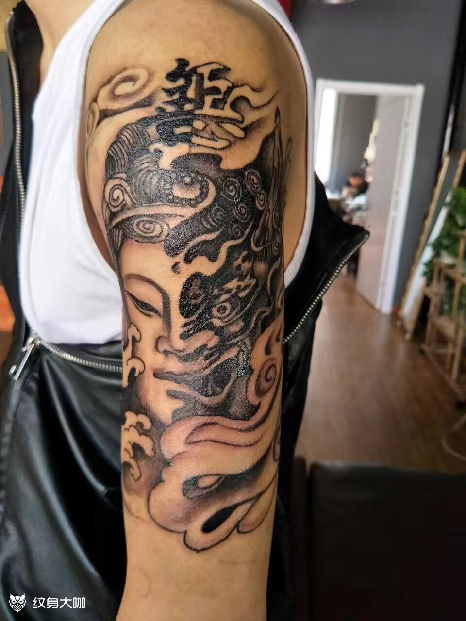 一念之间_纹身图案手稿图片_傅胜的纹身作品集