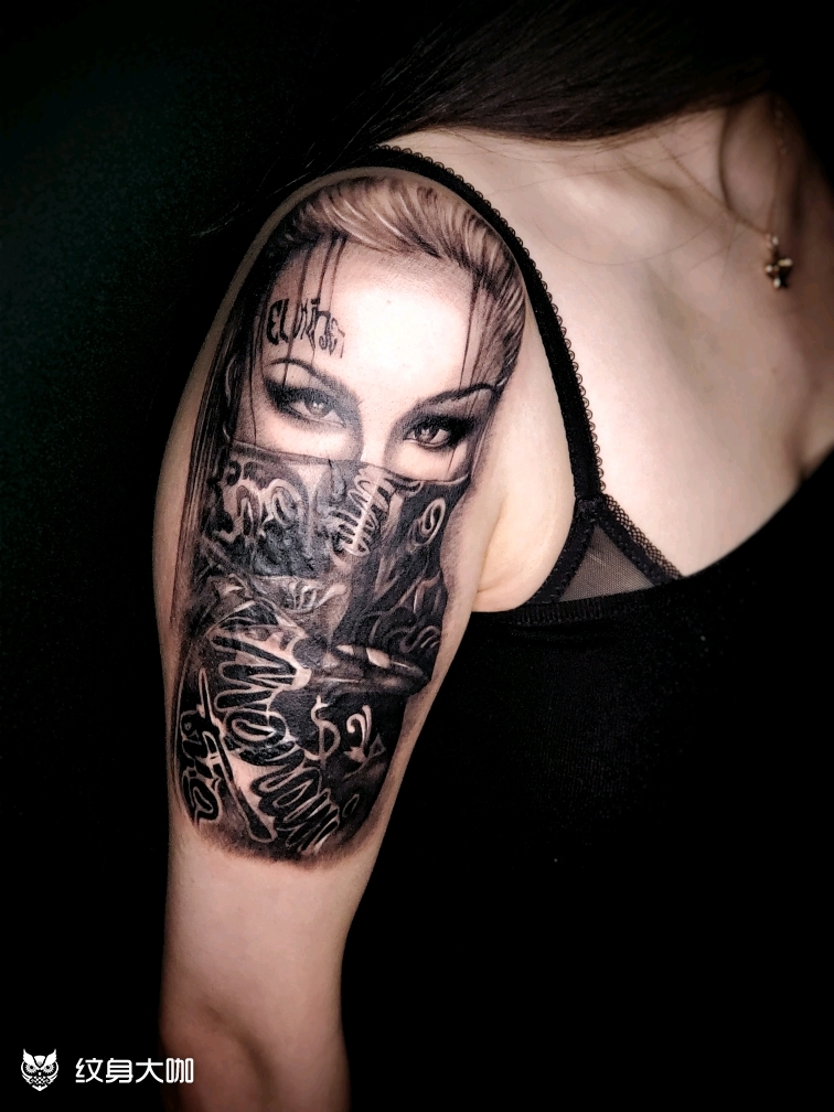 匪帮_纹身图案手稿图片_写实主义何凡的纹身作品集