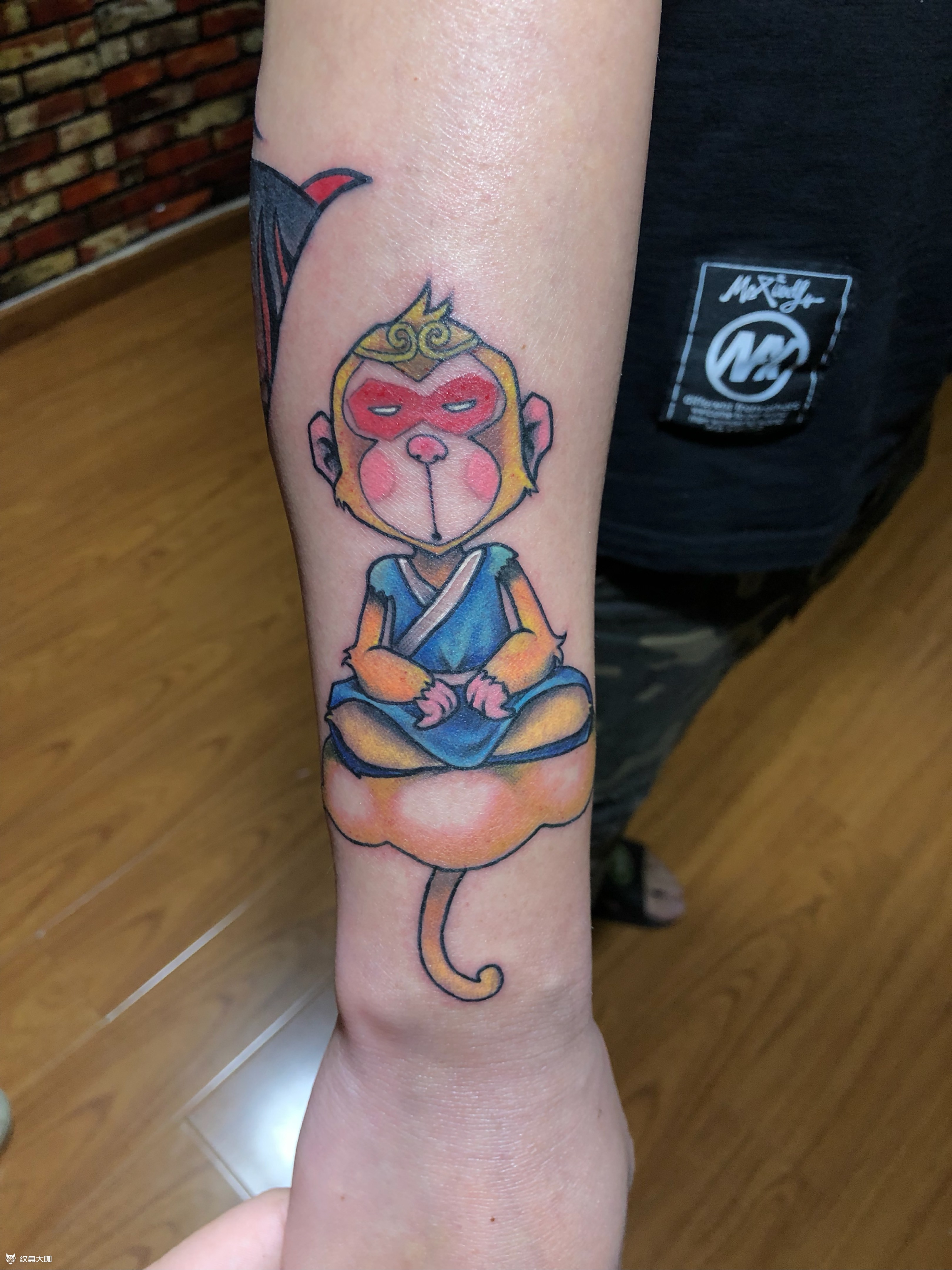 猴子_纹身图案手稿图片_光头的纹身作品集