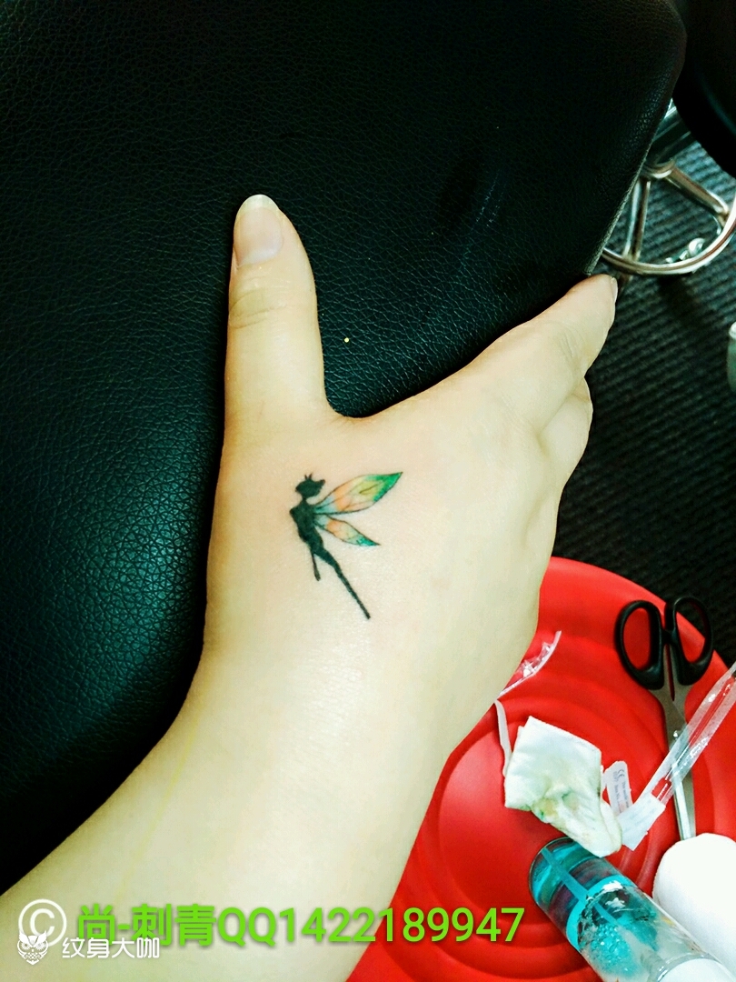 小精灵_纹身图案手稿图片_小尚的纹身作品集