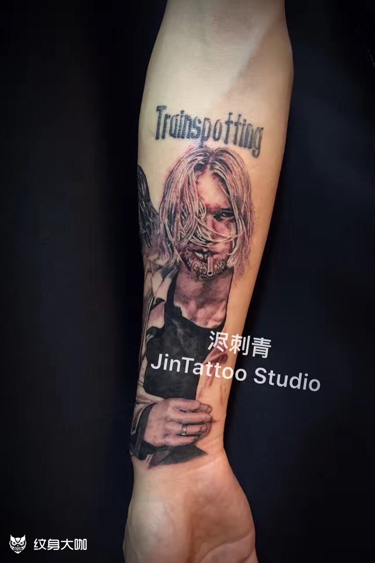 nirvana _纹身图案手稿图片_浕-k的纹身作品集