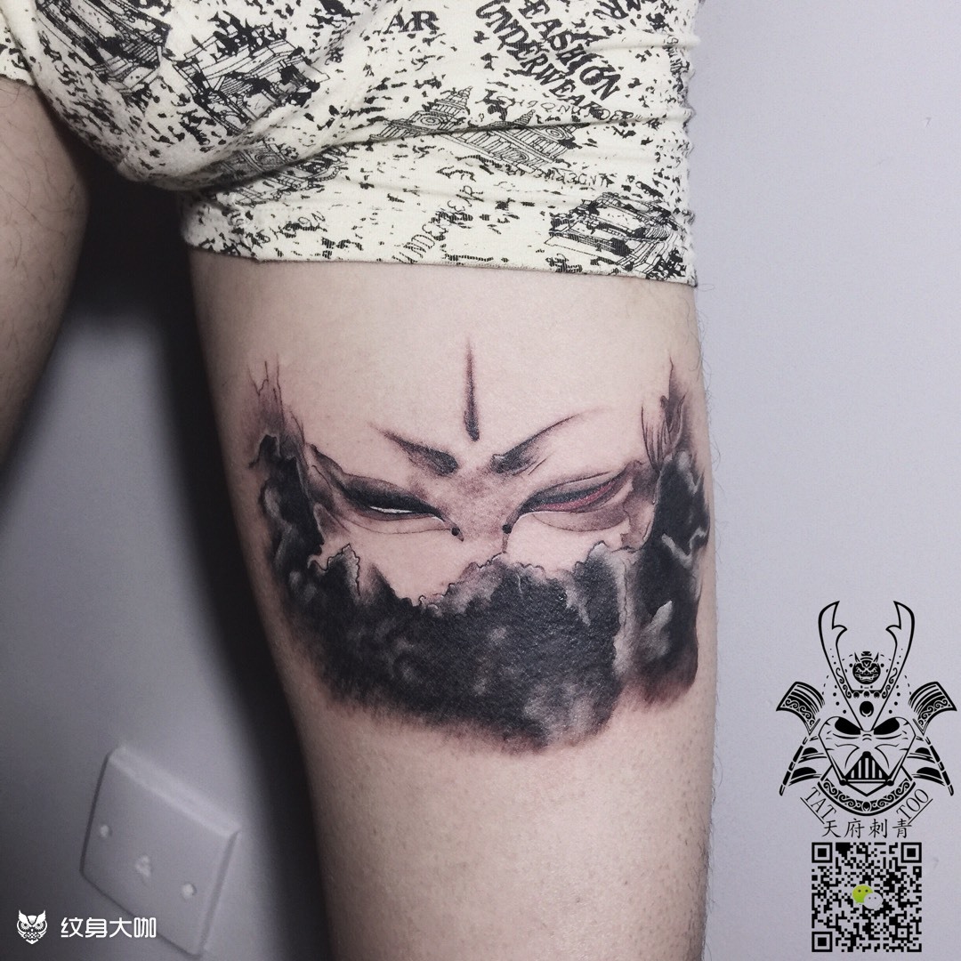 一念之间_纹身图案手稿图片_爆烟子的纹身作品集