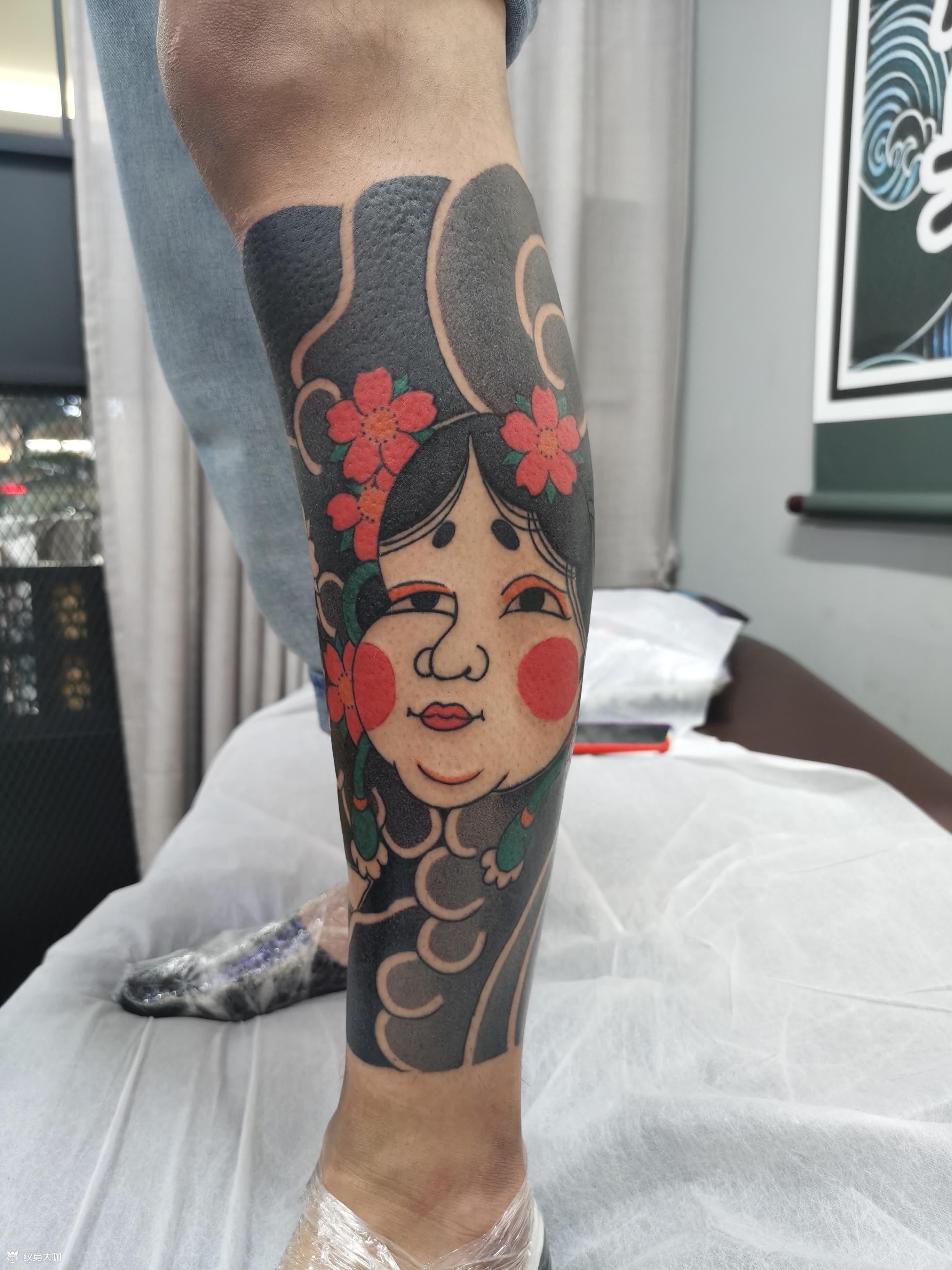 阿多福包小腿_纹身吧社区 - 纹身大咖