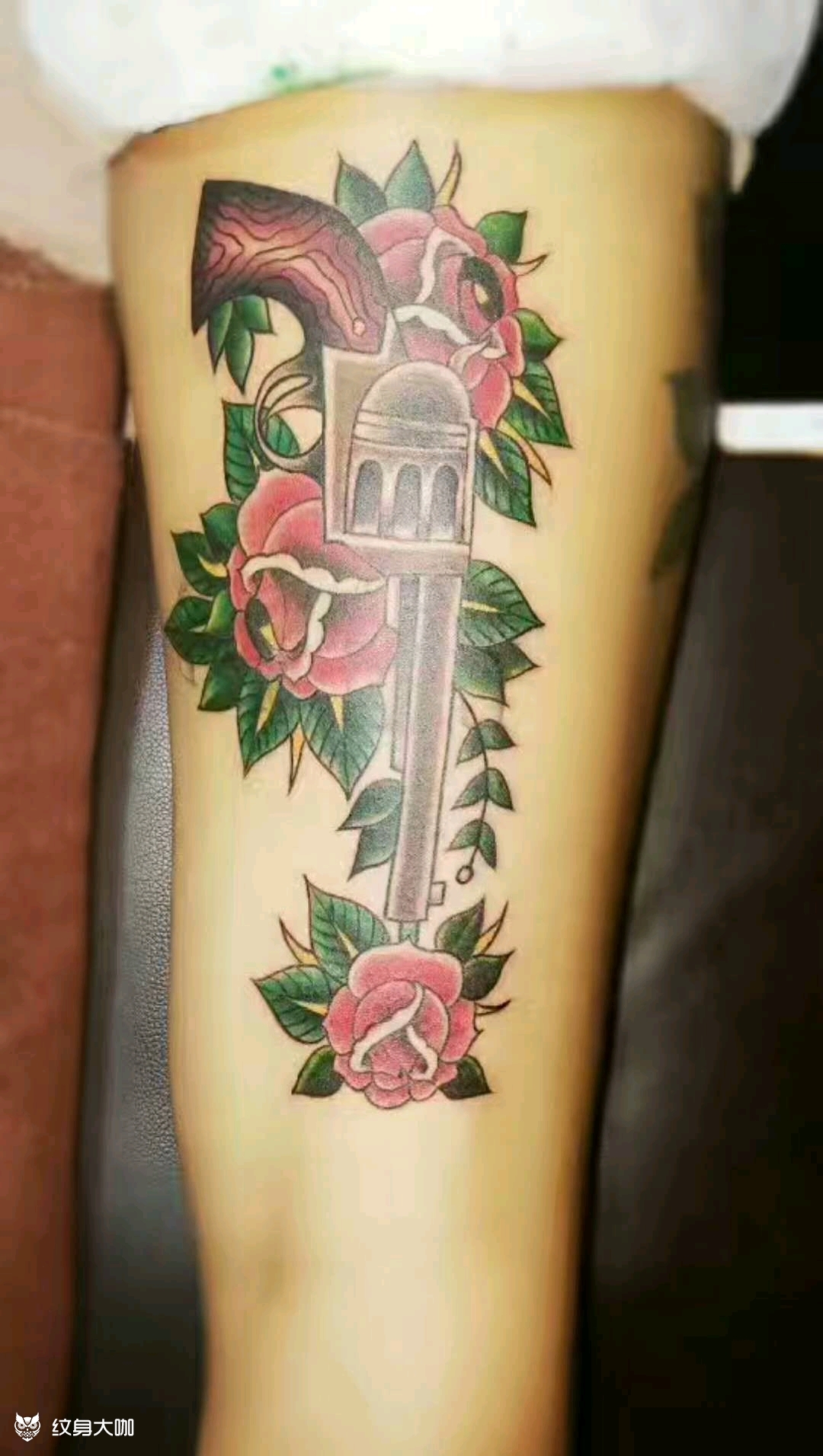 花枪_纹身图案手稿图片_囚狼的纹身作品集