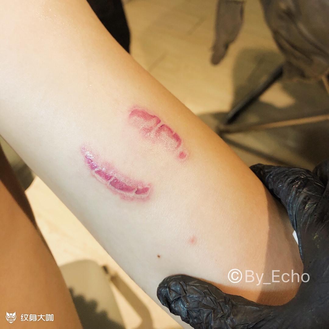 牙印_纹身图案手稿图片_echo深圳喵喵喵的纹身作品集