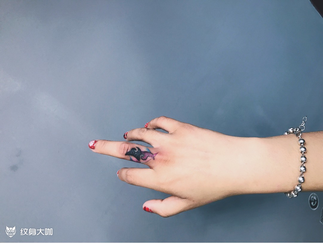 手指毁皮修改_纹身图案手稿图片_啊冰的纹身作品集