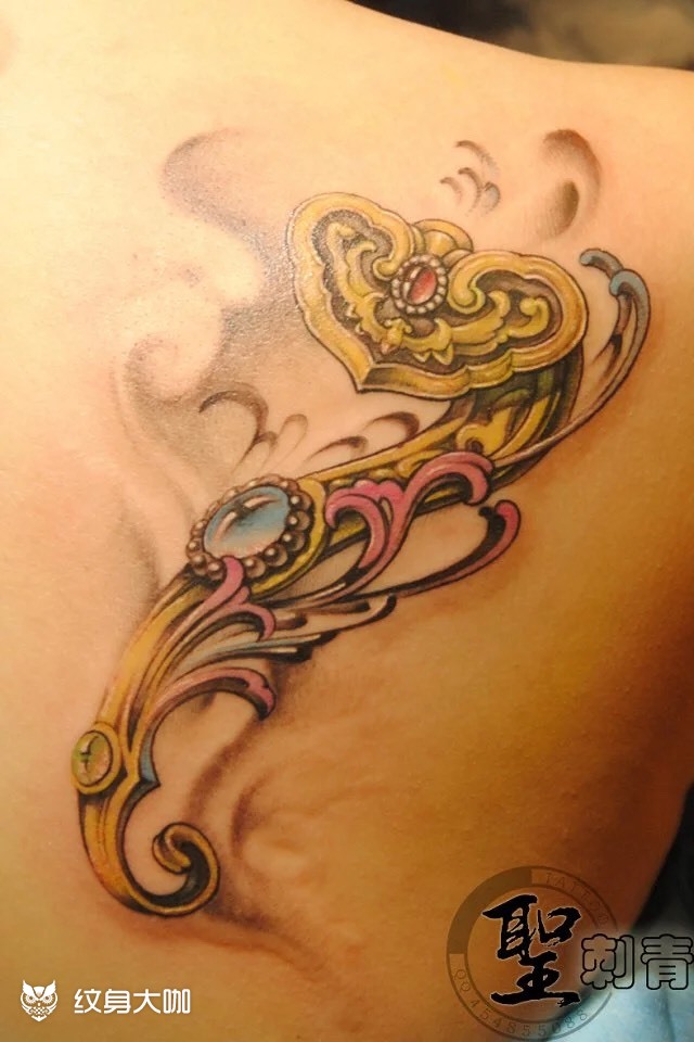 如意_纹身图案手稿图片_鞍山纹身圣刺青林子的纹身作品集