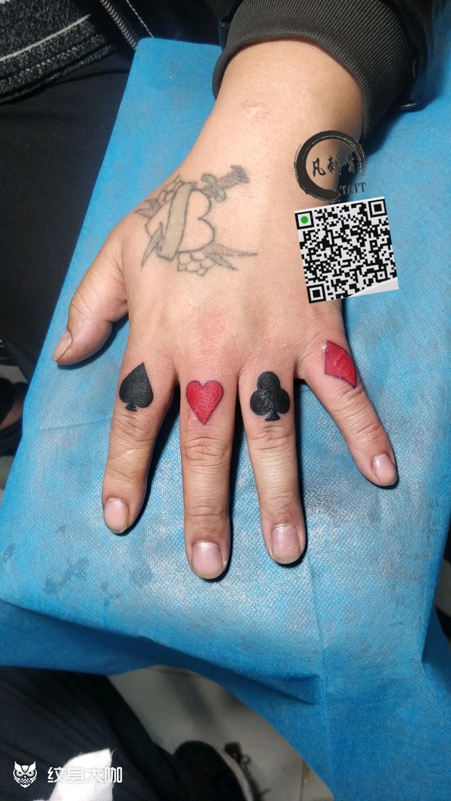 逢赌必赢_纹身图案手稿图片_大凡的纹身作品集