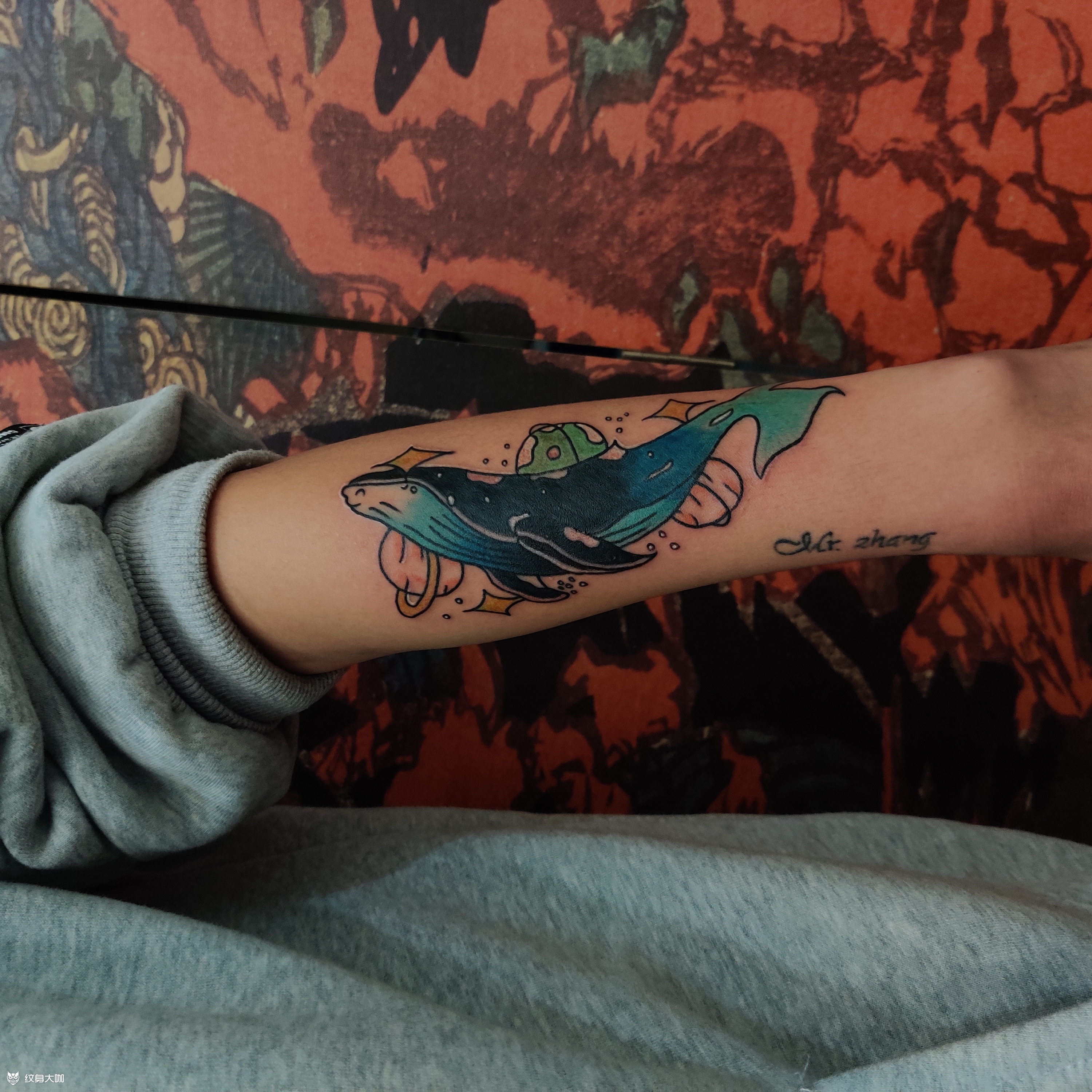 鲲_纹身图案手稿图片_赐齐的纹身作品集