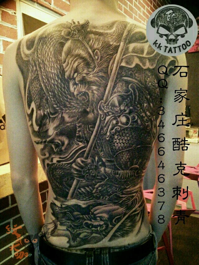斗战胜佛满背_纹身图案手稿图片_无双的纹身作品集