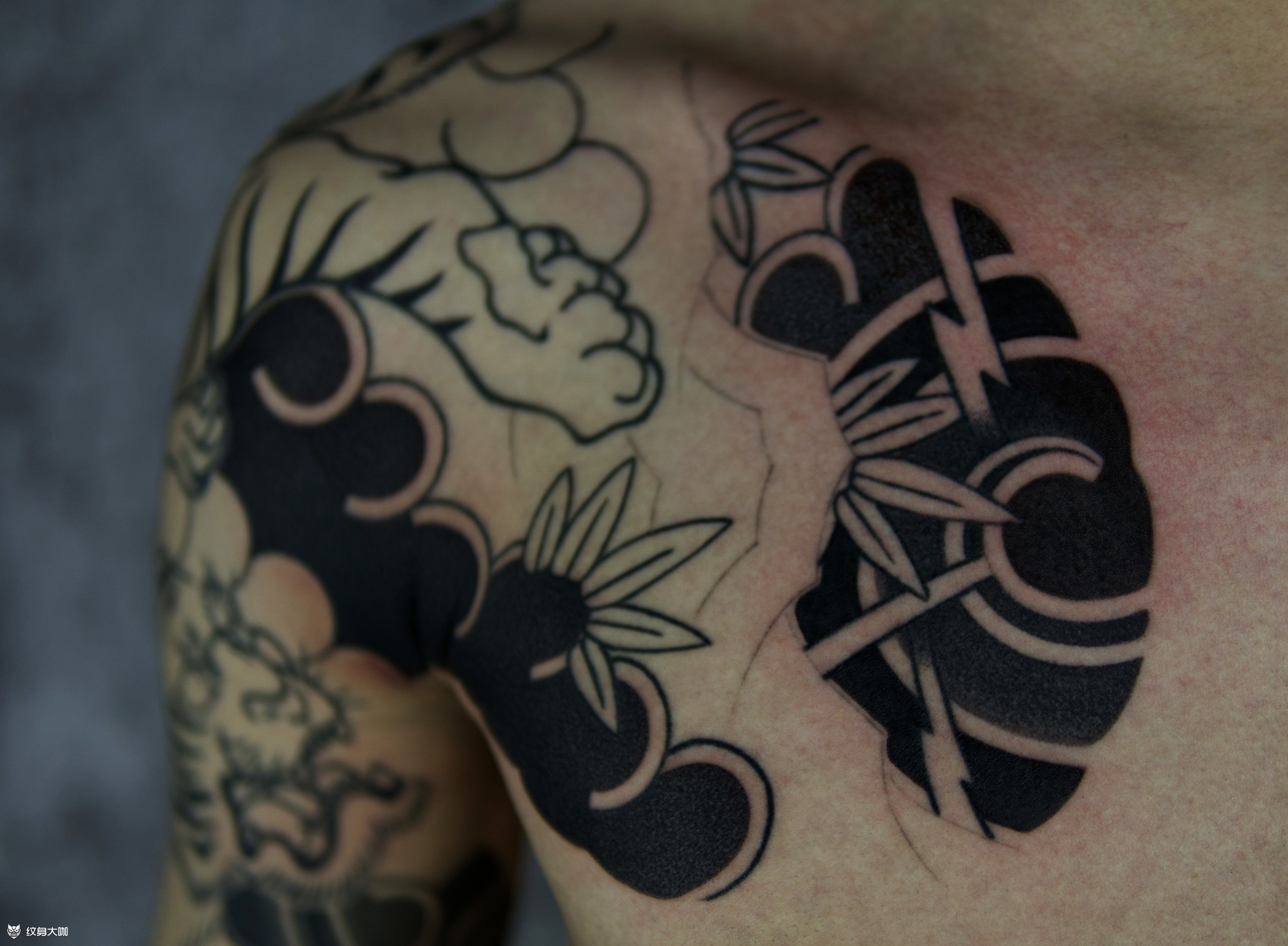 老传统七分袖半胛_纹身吧社区 - 纹身大咖