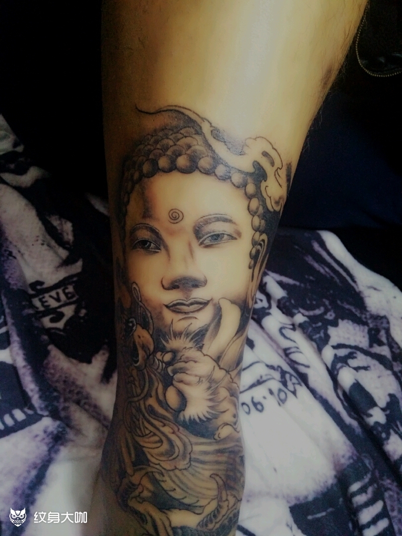 佛龙_纹身图案手稿图片_古月师傅的纹身作品集
