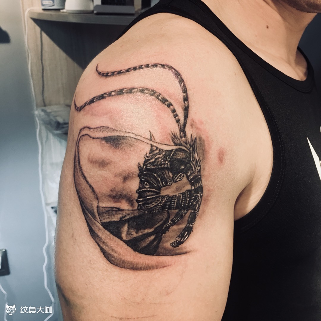 大圣归来_纹身图案手稿图片_星魂的纹身作品集