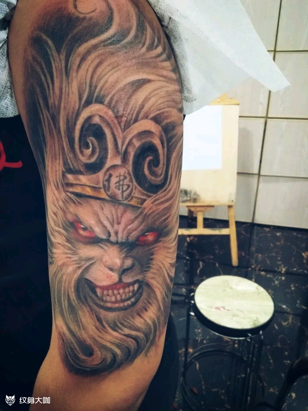 弑神者_纹身图案手稿图片_囚狼的纹身作品集
